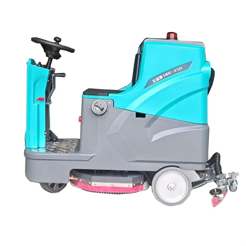 Commercial CE Floor Cleaning Machine Best Tile Floor Sweeper Washer Asphalt Water Floor Cleaning Ride-On Scrubber Battery