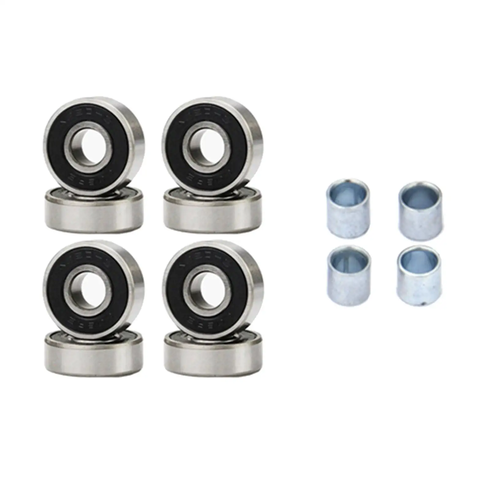 4Pcs/Set Skateboard Wheels 60 x 45mm PU Skateboard Wheels Longboard Wheels Long Drift Board Replacement Accessories