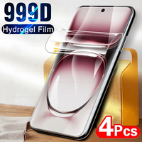 4PCS Hydrogel Film For OPPO Reno 12 11 10 9 8 Pro Plus 8 5 Lite 5G 7 6 5 Pro Screen Protector For Find X6 X5 Pro Lite X3 Neo