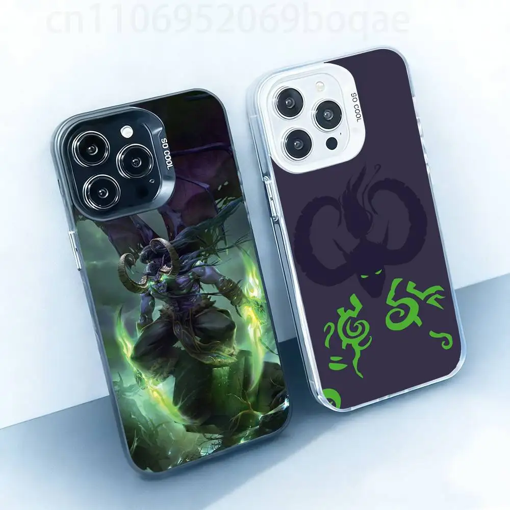 

I-Illidari-i wow Case for iPhone17 16 15 14 13 12 11 Pro Max Plus Air 16E X XR XS Max Hard Shockproof Bumper Cover