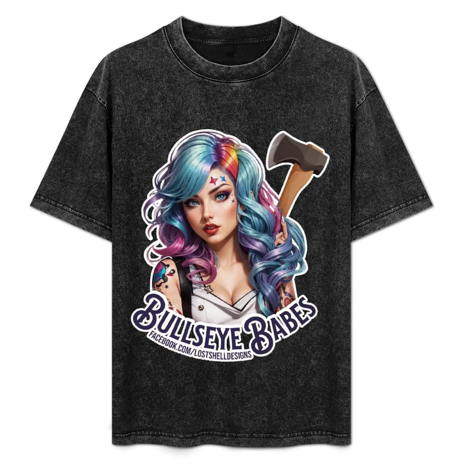 

Bullseye Babes Rainbows T-Shirt graphic shirts hippie clothes Blouse mens cotton t shirts