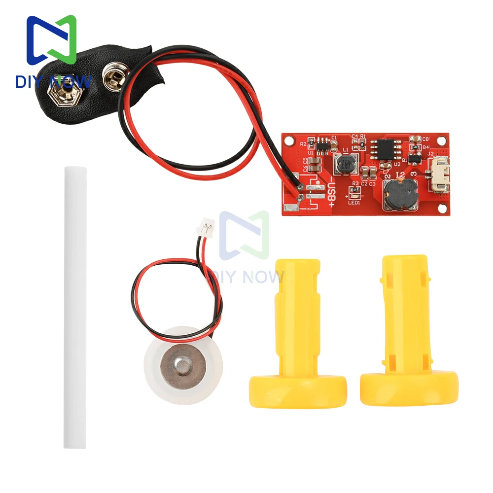 6/1 قطعة تيار مستمر 9 فولت وحدة مرطب رذاذ واحدة بالموجات فوق الصوتية الانحلال لوحة تحكم وحدة المرطب ورقة رذاذ صغيرة مسامية #2