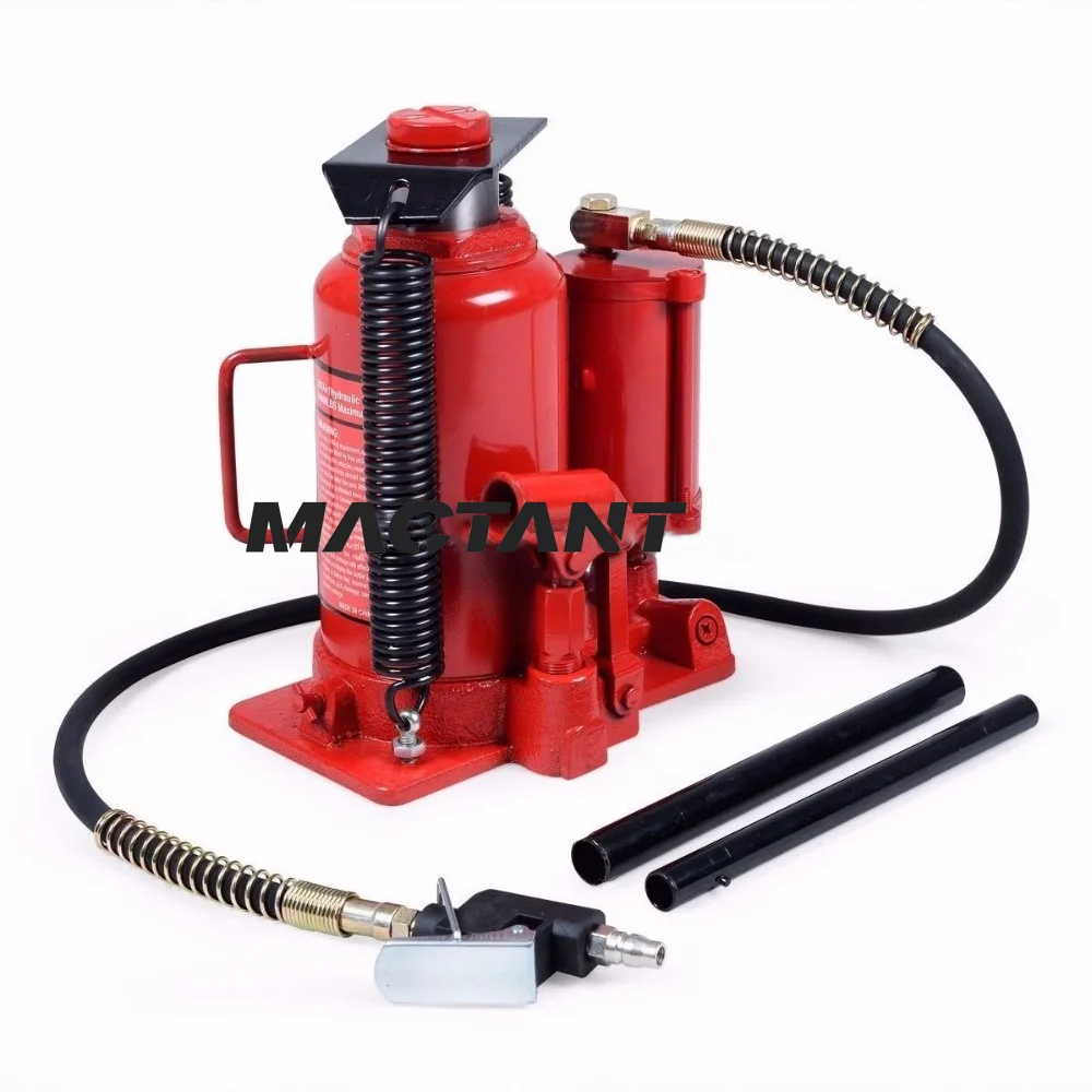 Portable 20 Tons Automobile Air Hydraulic Type Air Bottle Jack Low Position Bottle Jack Machine Lifter Equipment Lift Mechanisms