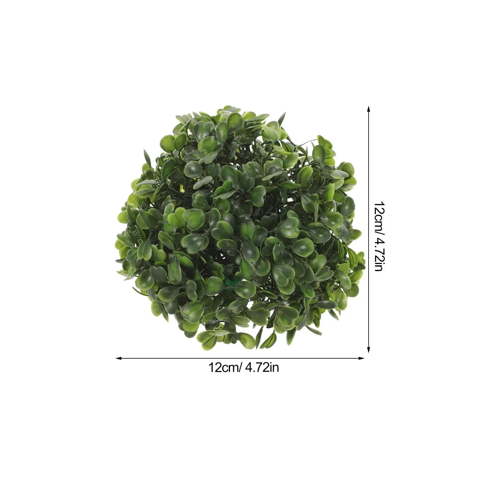 8 Uds. De bolas de hierba Artificial, decoración ligera para el hogar,  jardín, interior y exterior, adorno de planta para fiesta de boda, boj  simulado / Artículos para fiestas, image size:1600x1600