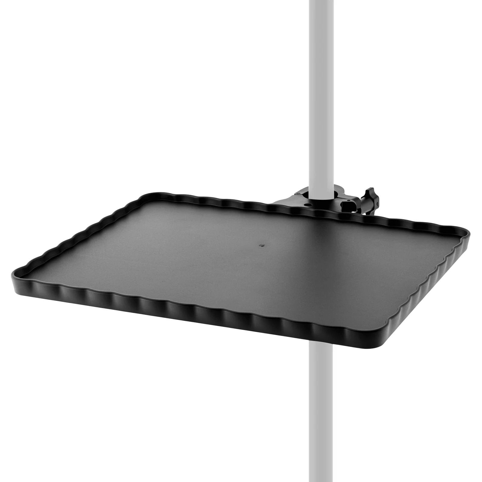 Microphone Stand Tray for Live Streaming Garden Beach Umbrella Table Soundcard Tray Mic Stand Bracket Sound Card Phone Holder