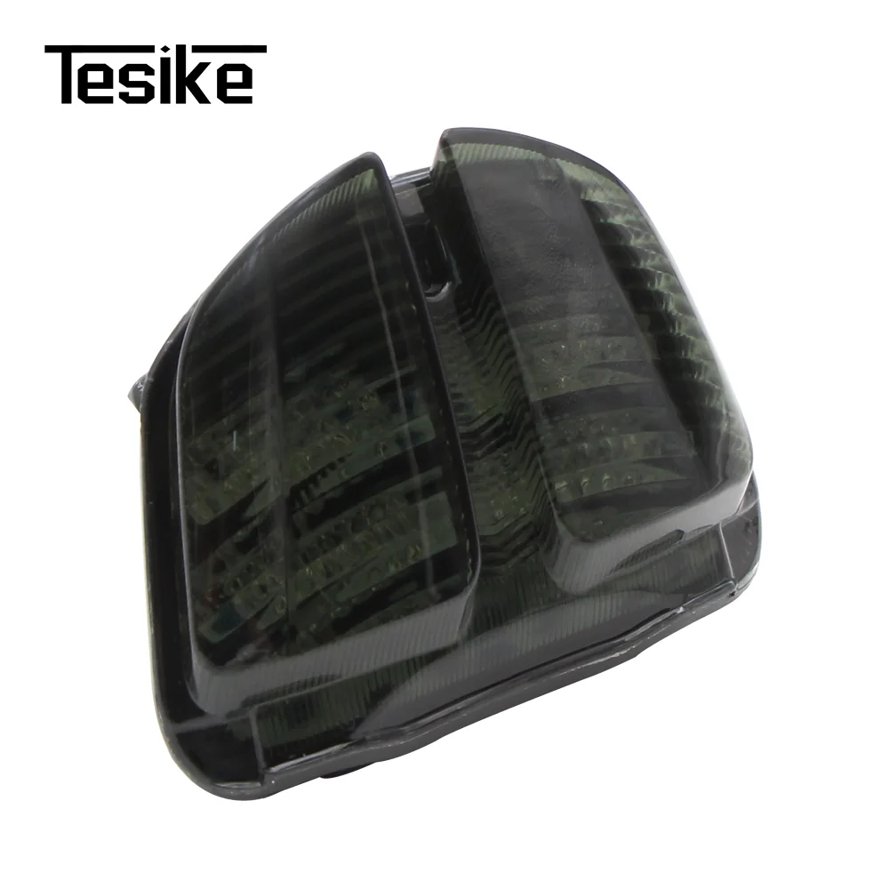 

Chrome Rear Tail Light Brake Turn Signals Integrated LED Light For Suzuki GSXR600 GSXR750 GSX-R 600 750 2006 2007