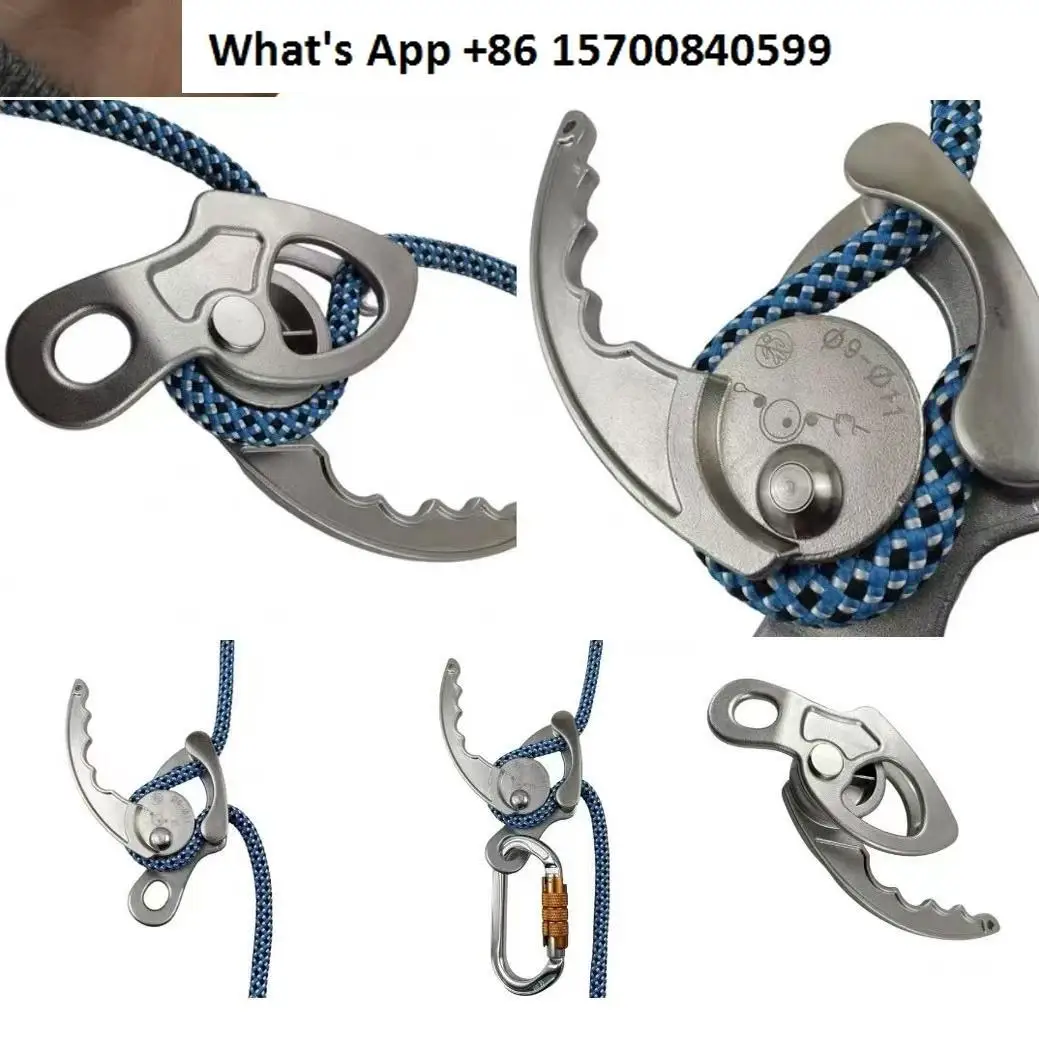 

Chicken rib descender Rock climbing descender Simple rope Aerial work Small and lightweight