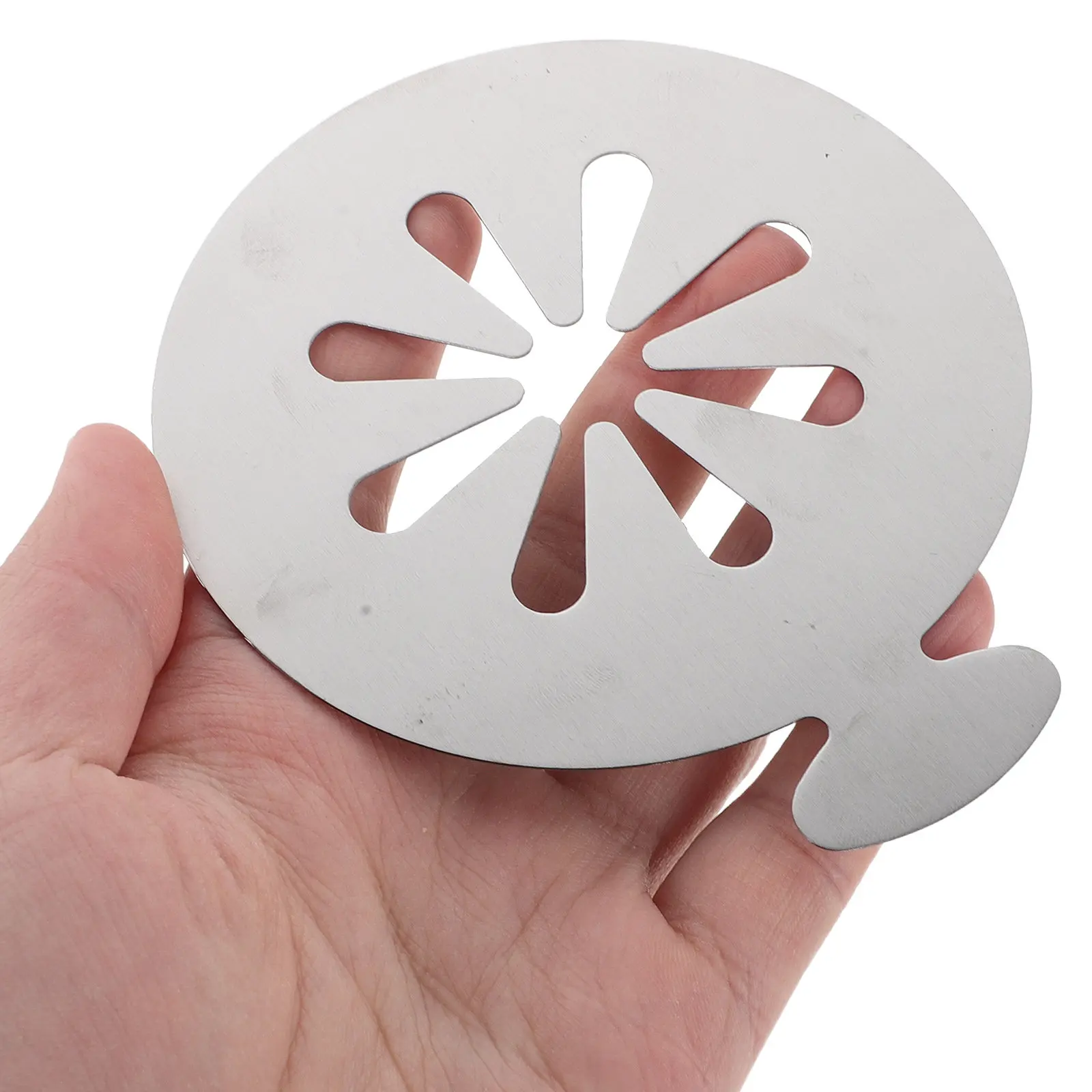 3Pcs Latte Art Stencils Stainless Steel Coffee Decorating Templates DIY Cappuccino Hot Chocolate Mousse Cupcake Stencil Tools
