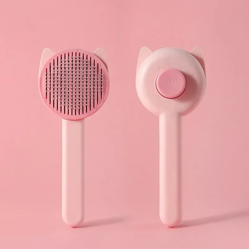 

Self Cleaning Slicker Brush for Dog Cat Pet Comb Remover Undercoat Tangled Hair Massages Particle Cat Combs Improves Circulation