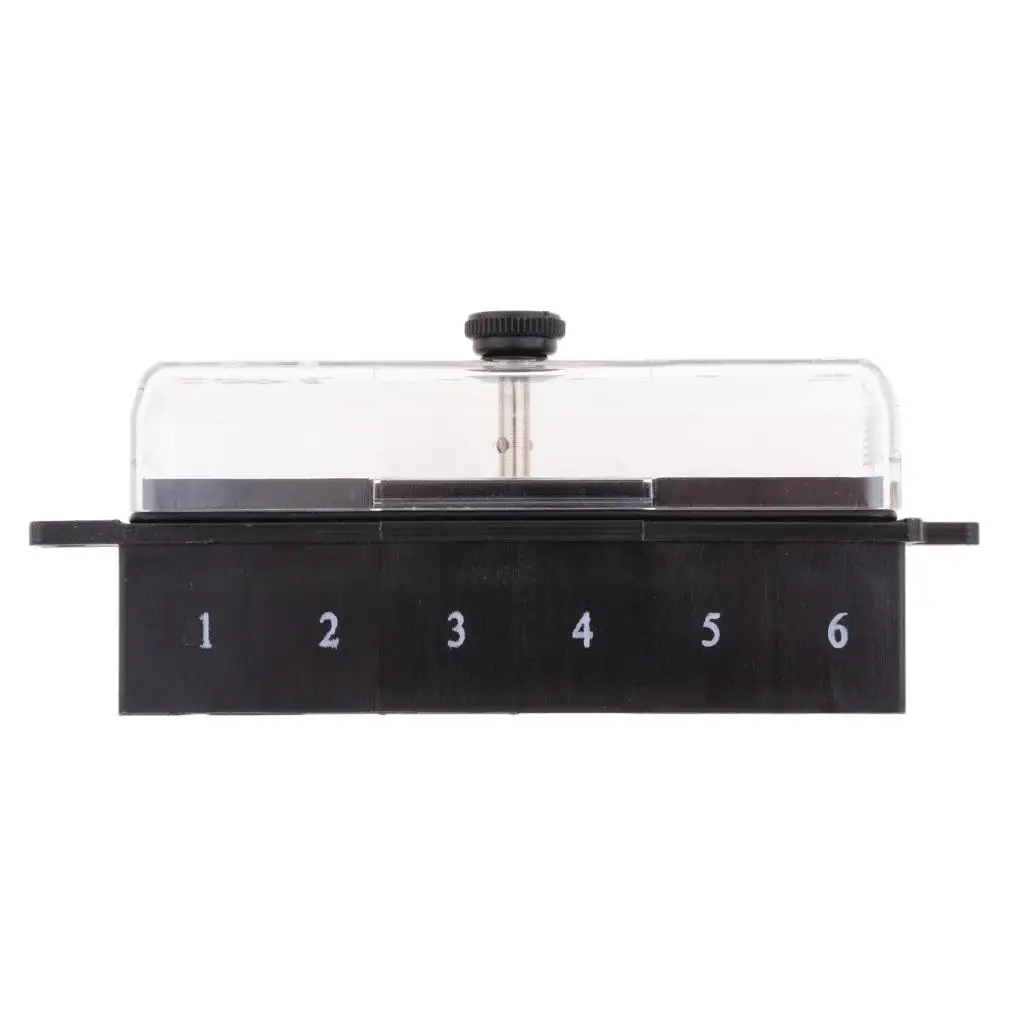 Car Universal Fuse Block 6 Way Waterproof Blade Panel Plastic Power Distribution Holder for 12V Audio Boat RV System