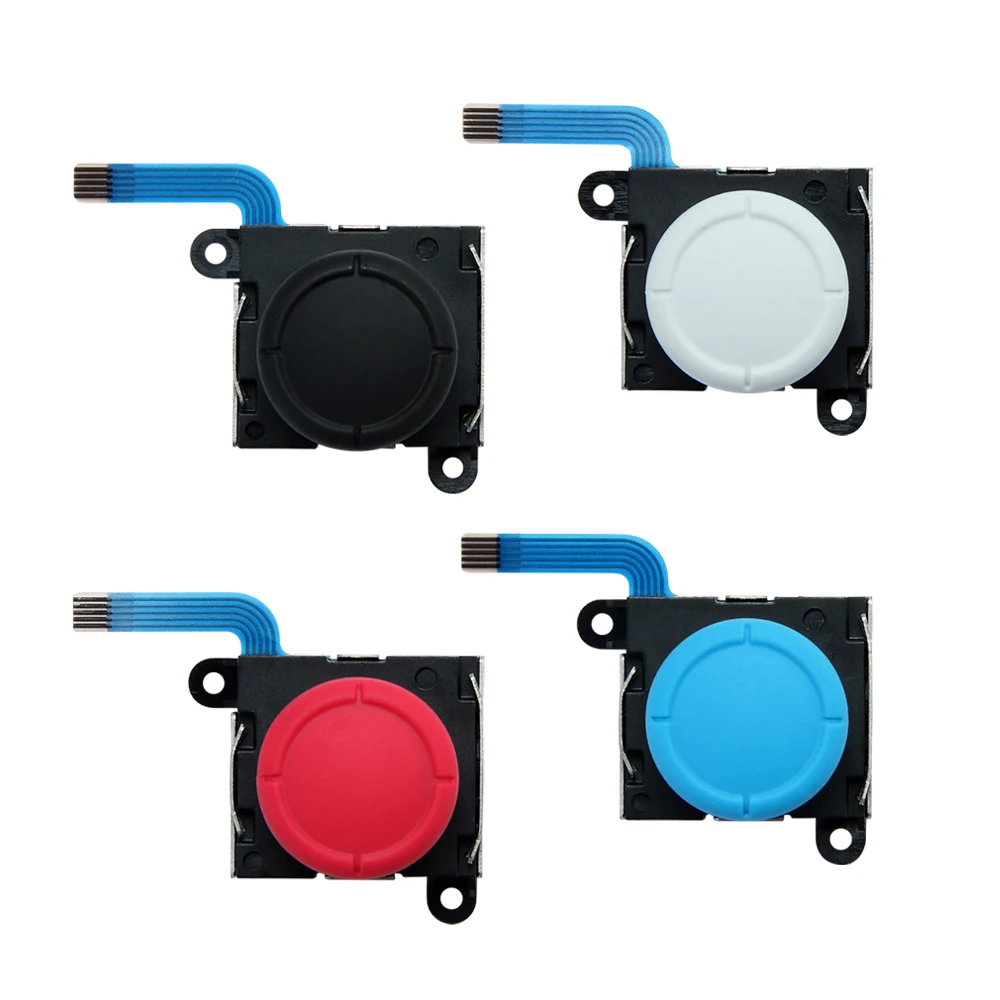 for Nintendo Switch NS Lite Joycon 3D Analog Sensor Joystick Module Replacement for Switch Controller Left Right Thumb Stick Cap
