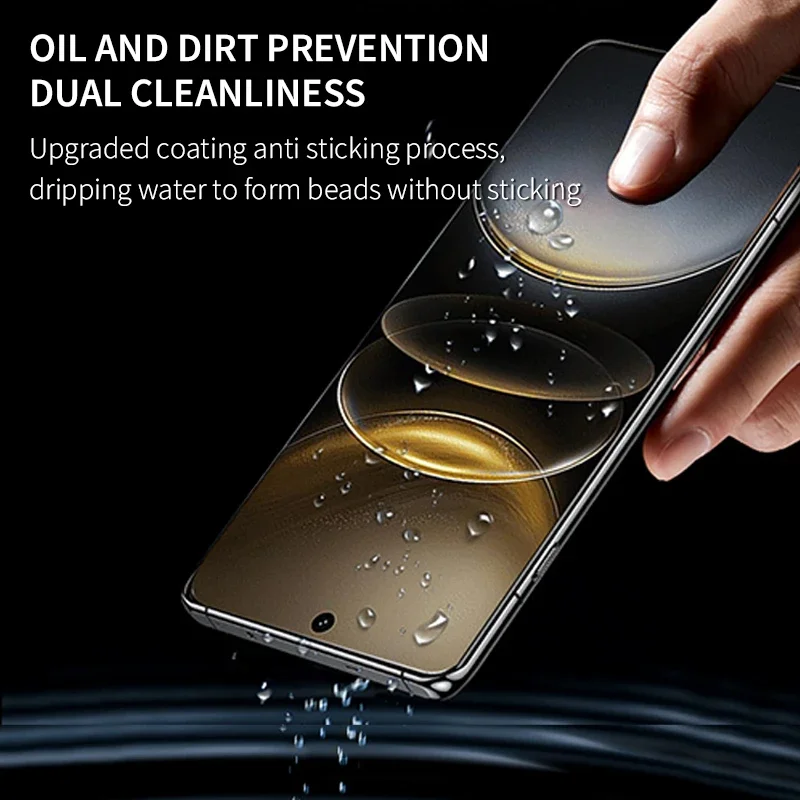 2-4Pcs โค้งเต็มรูปแบบฟิล์ม Hydrogel สําหรับ Vivo X100 Ultra X200 X100S X90S X90 X80 X70 Pro PLUS ป้องกันหน้าจอสําหรับ V40e V30e V40 V30