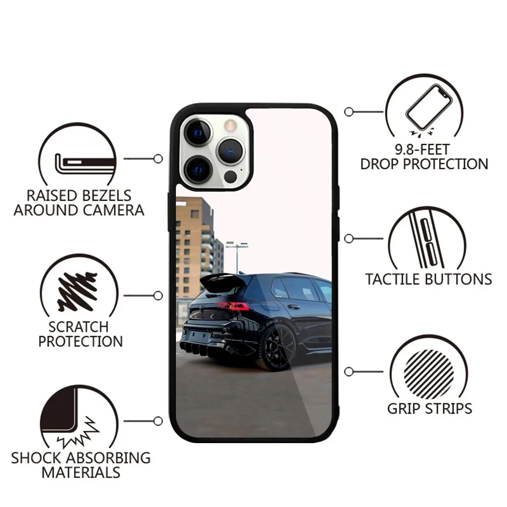 Car Sport G-Golf G-GTI  Phone Case For iPhone 16,15,14,13,12,11,Plus,Pro,Max,Mini Magsafe Magnetic Wireless Charging