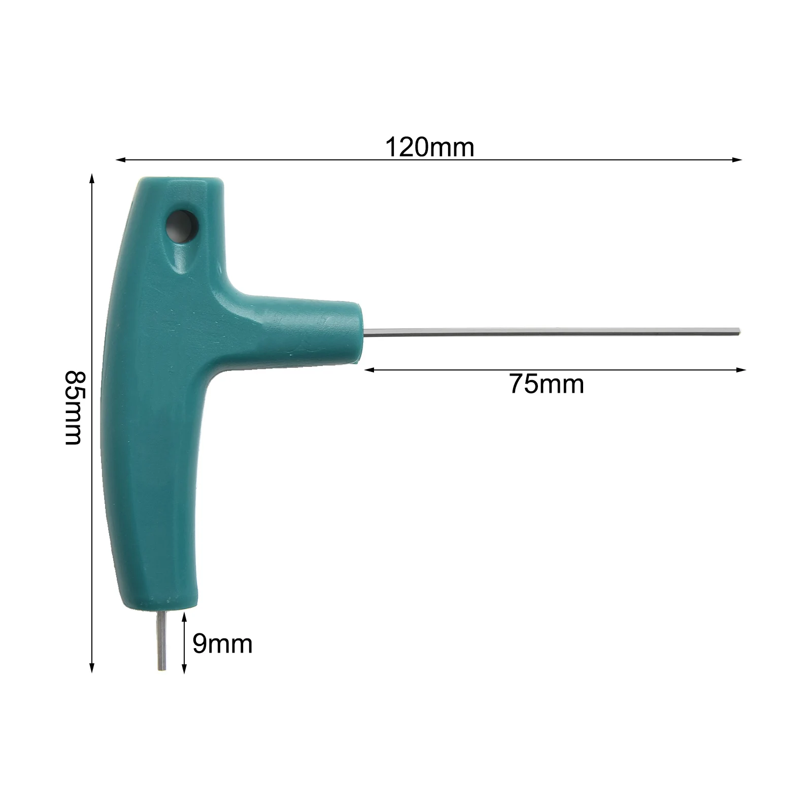 fashion stylish High Quality Wrench Long Metric Motorycle Screwdriver Screws Six Angle Steel T-Handle 1.5~10mm