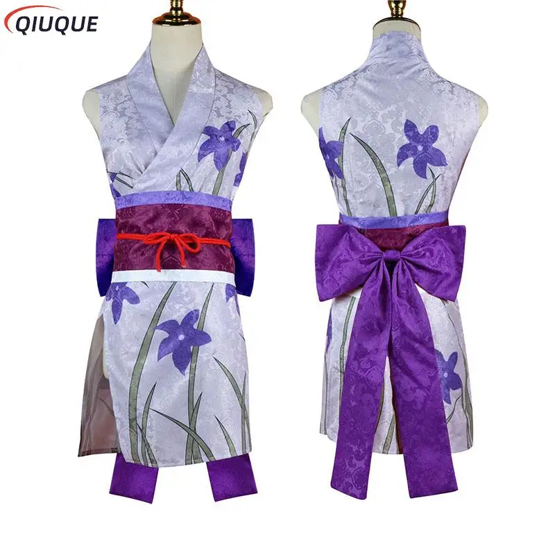 Miss Allsunday Nico C.Cosplay Costume pour femme, Anime Kimono, Tenues d'Halloween, Carnaval trempé