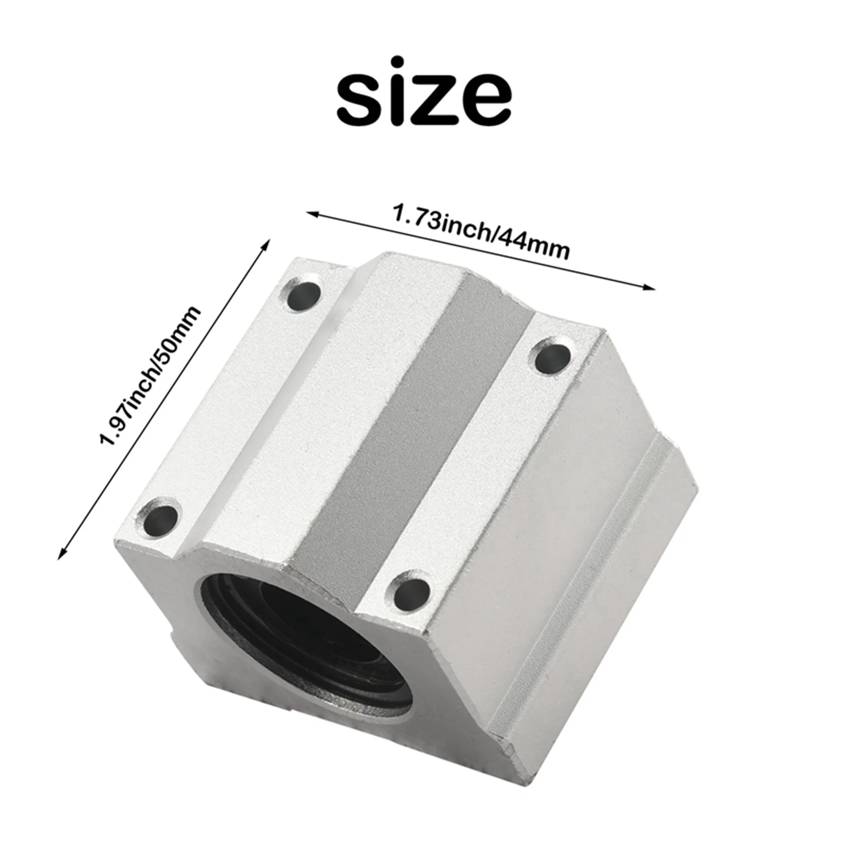 

A73P Linear Ball Bearing Slide Block Units, 16mm Bore Dia(SCS16UU Pack of 4)