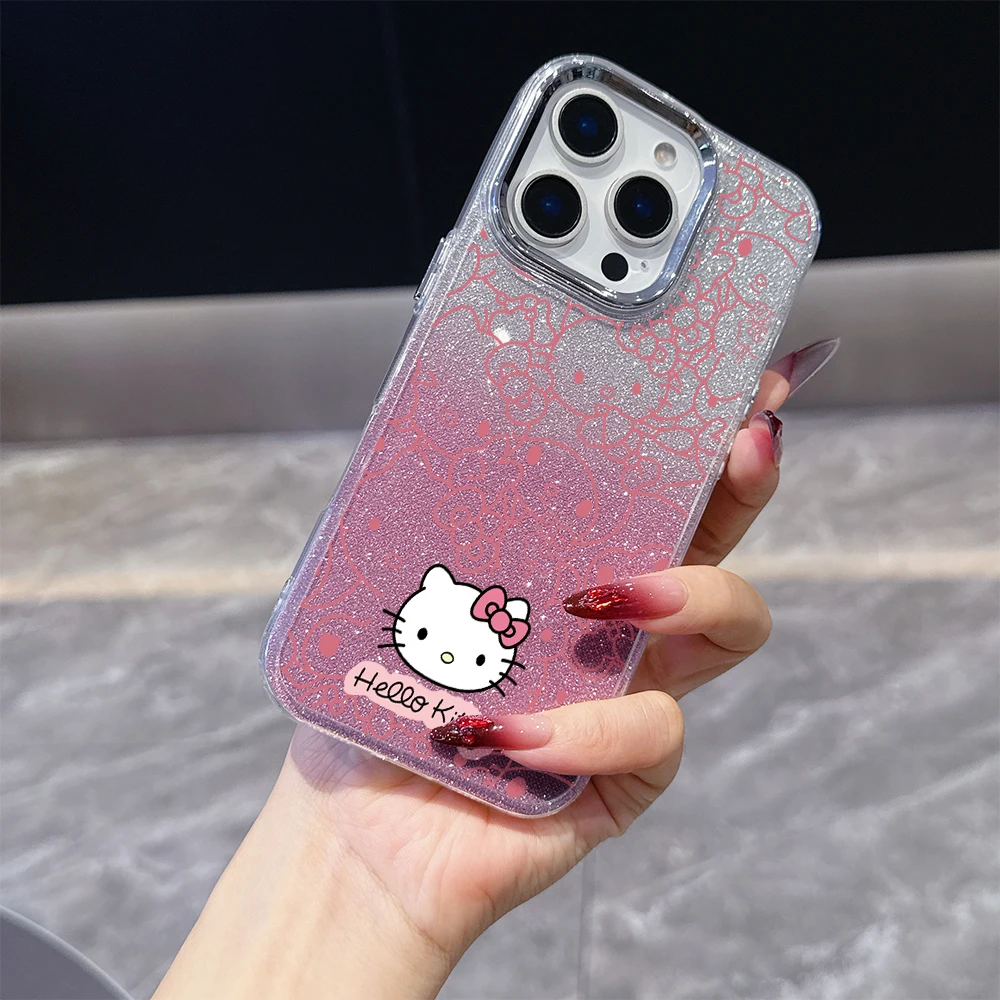 كارتون لطيف H-Hello K-Kitty تصفيح قضية الهاتف لسامسونج غالاكسي A56 A36 A26 A06 A55 A35 A16 A06 A54 A34 A25 A24 A15 A14 4G 5G