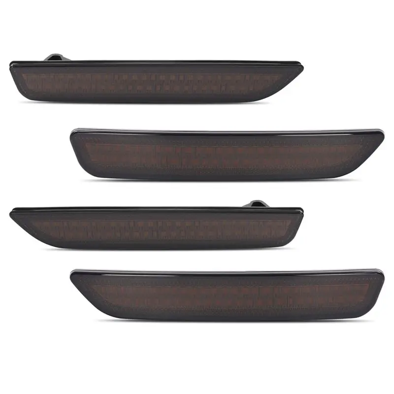 Front & Rear Side Marker Lamp Turn Signal Side Lights For Ford Mustang 2010-2014 AR3Z-15A201-A AR3Z-15A201-C-X59A
