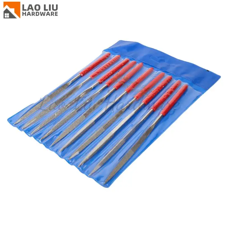 

10pcs 160x4mm Squarer Diamond Needle File Handy Tools Ceramic Crafts DIY Wood Rasp File Needle Jewelry Carving Diamond File