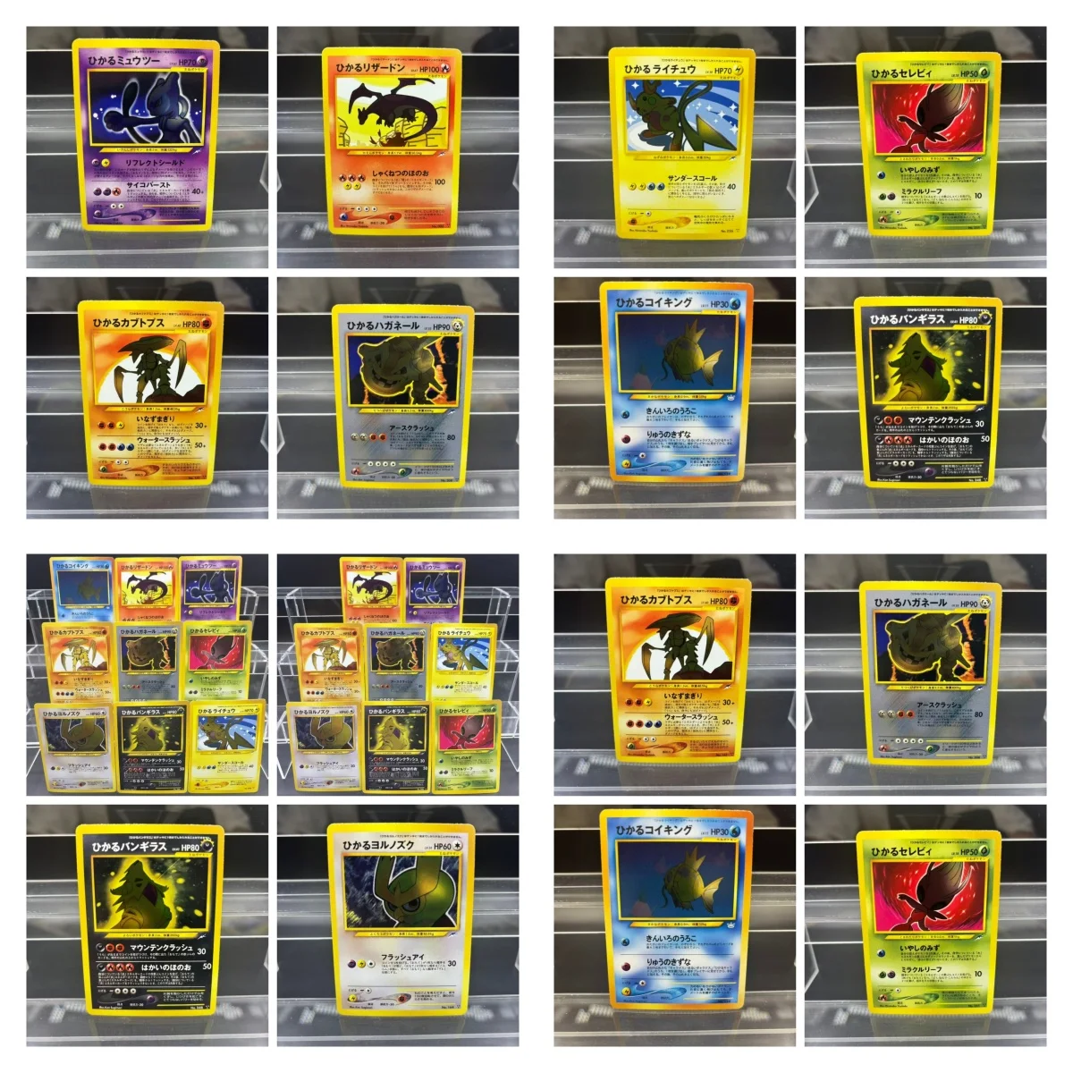 

DIY PTCG Collection Cards Shining Charizard Mewtwo Celebi Raichu JPN Self Made Single Card Classic Game Anime Card Gift Toy