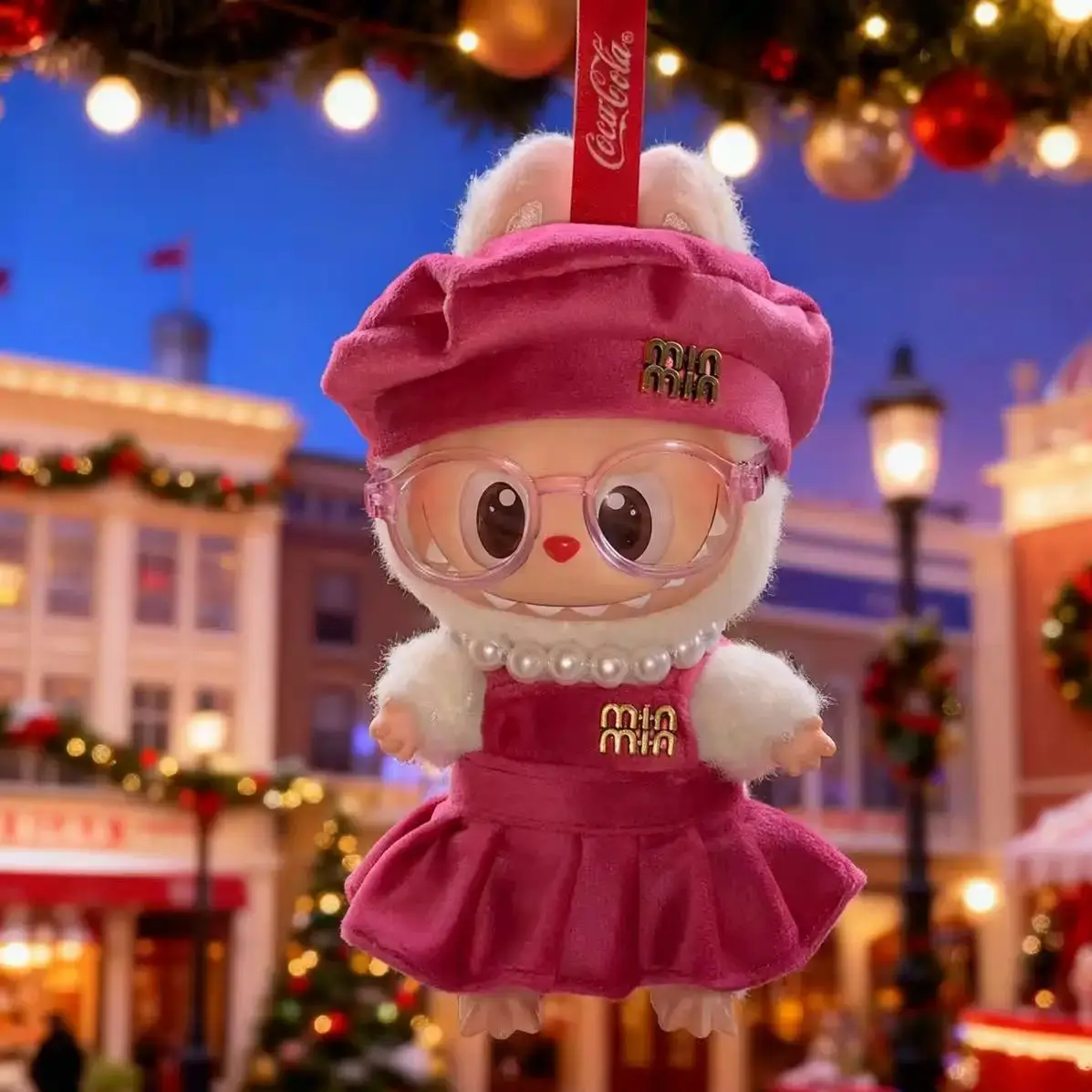 

Универсальная одежда для кукол, мини-плюшевый хлопковый идол для куклы, одежда для 15-17 см I II III Labubu, наряды, аксессуары для сидения и вечеринки