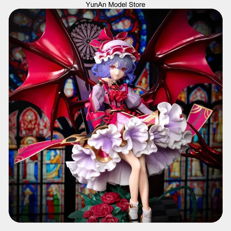 Anime-Figur Modell Große Sammlerstatue Desktop-Dekoration 31cm Touhou Project Remilia Ojou-sama Red Devil Mansion Niedliche Bishoujo-Figur