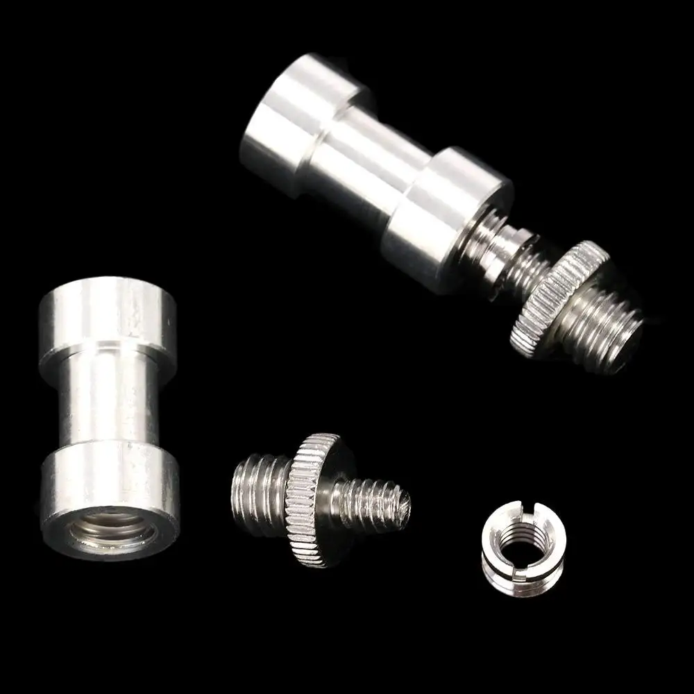 5Pcs Camera Tripod Stand 1/4"To 3/8" Thread Screw Mount Adapter Converter Adapter Camera Flash Tripod Light Stand