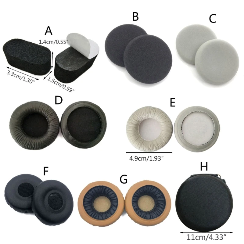 Funda cojín, almohadillas repuesto para auriculares PP PX100
