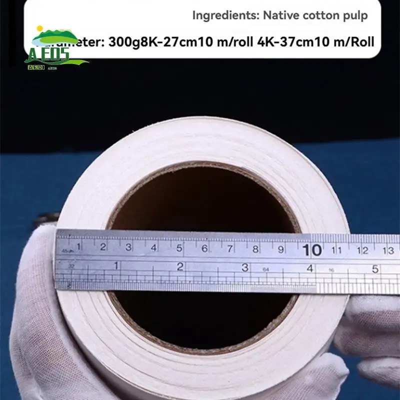 

AED5-Cold Press Artist Master Рулон акварельной бумаги можно разрезать 4K Большая и утолщенная хлопковая целлюлоза 37 см x 10 м акварельная бумага
