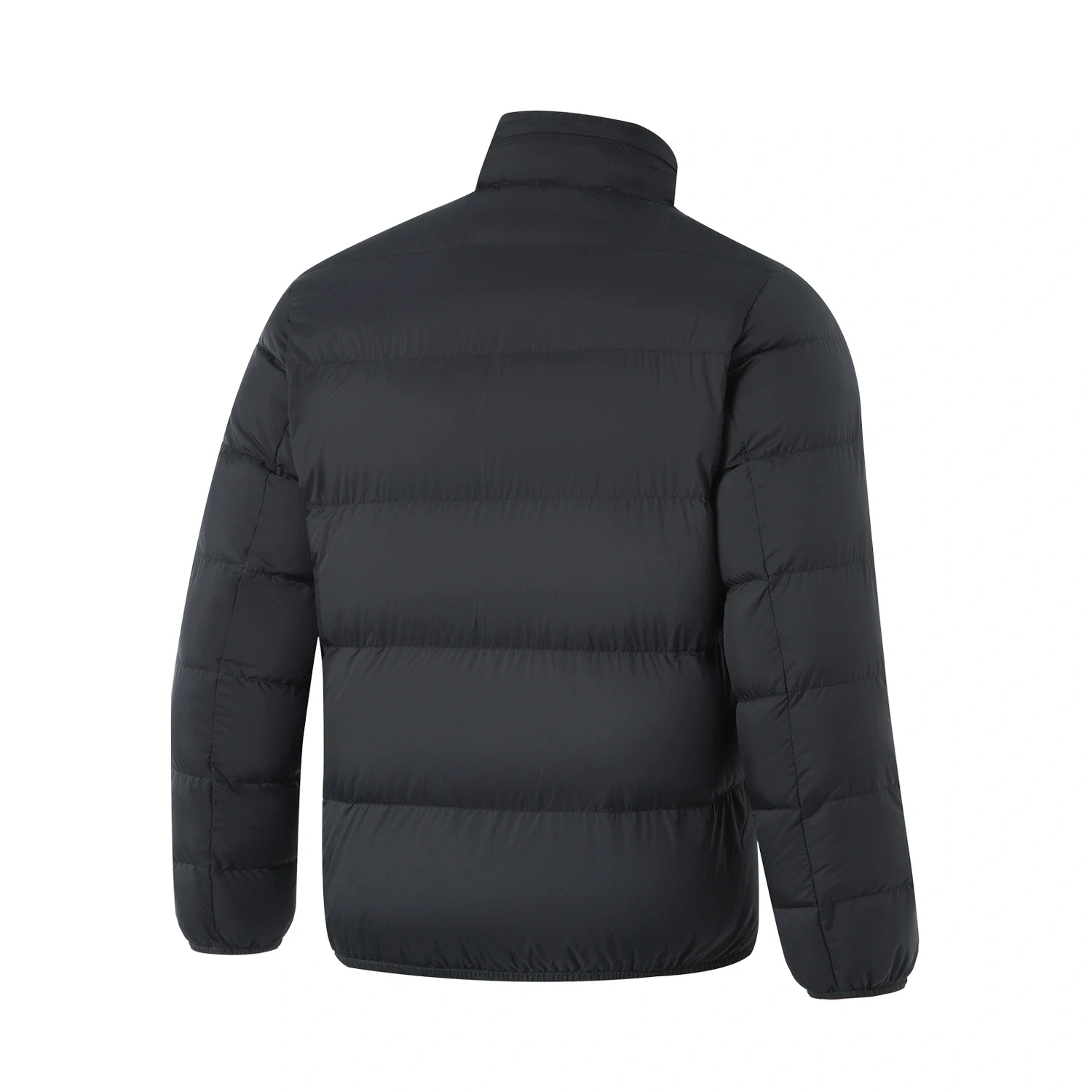 Li Ning Men Fitness Short Down Jacket 3D FITTING Winter Warmth 90% Duck Down Regular Sports Coat AYMU091