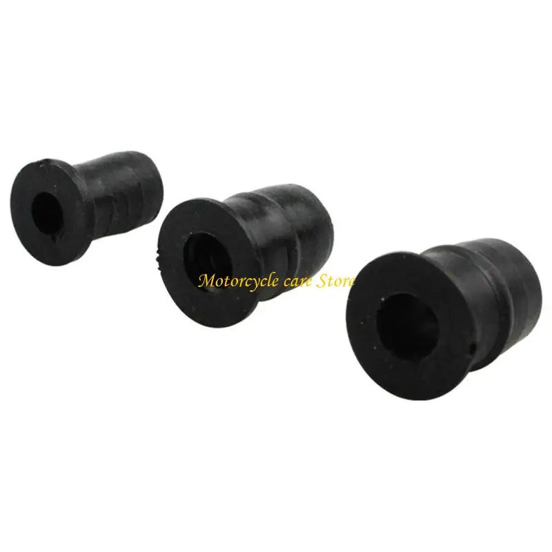 U75F 10Pcs Motorcycle Rubber Well for Sun Blind Windscreen Fairing Fastener Motorcycle Accessories