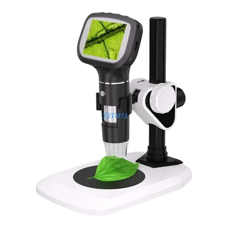 E15A 1600X Magnification Microscope with 2.4 Inch LCD Screen Science Exploration Perfect for Kid Science Projects & Hobbyists