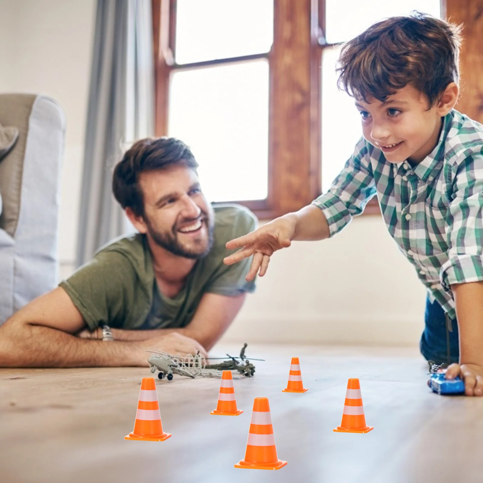 50 pezzi di giocattoli cognitivi per il traffico, mini insegne per la costruzione stradale di strada, per bambini