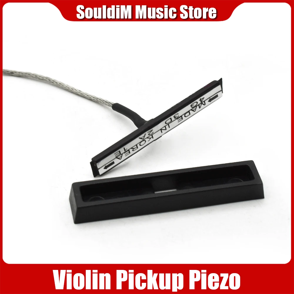 High Sensitive Violin Pickup Bridge Piezo Violin Fiddle EQ Equalizer Pickup Piezo Maker Violin Accessories Parts