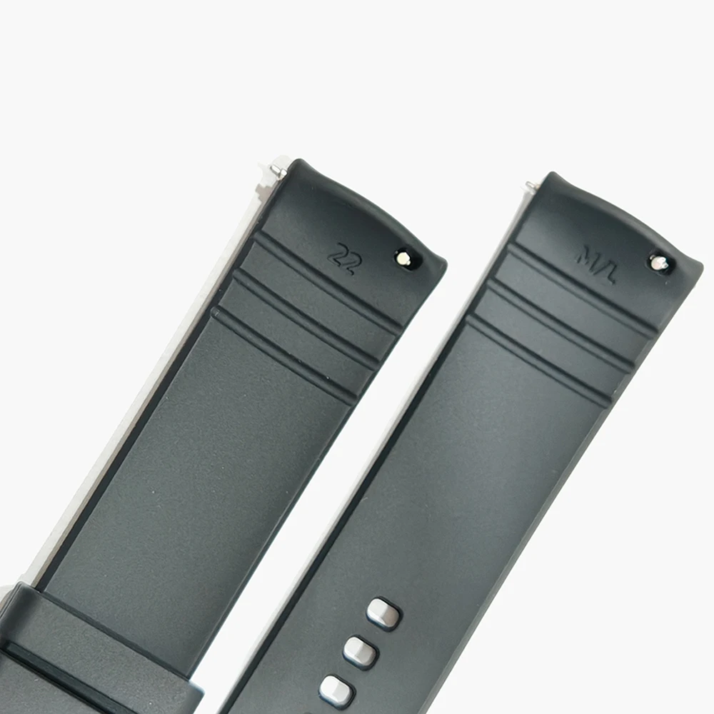 22mm Watch Strap For Samsung R760 R770 R800 R805 R840 R845 Watchband Rubber Bracelet Accessories