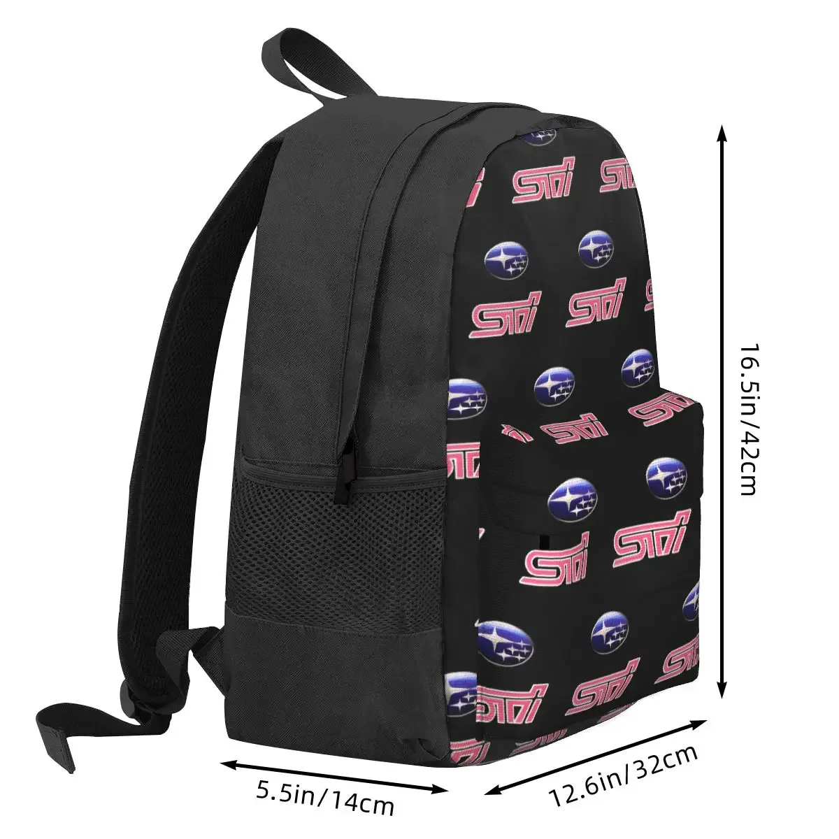 Subaru STI-Mochilas para carros para meninos e meninas, mochilas escolares infantis, mochila infantil dos desenhos animados, bolsa de ombro para laptop