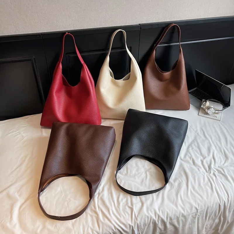 

Корейская повседневная женская сумка для мамы под мышками, лето 202, ретро, мягкая кожа, повседневная универсальная сумка