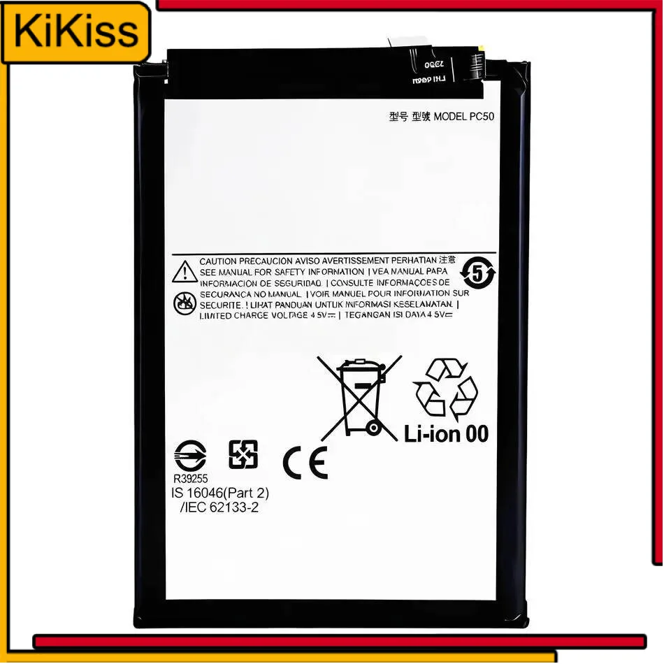 

Аккумулятор для мобильного телефона высокой производительности 5000 мАч, надежный источник питания PC50 для Motorola Moto G54 XT2343-3