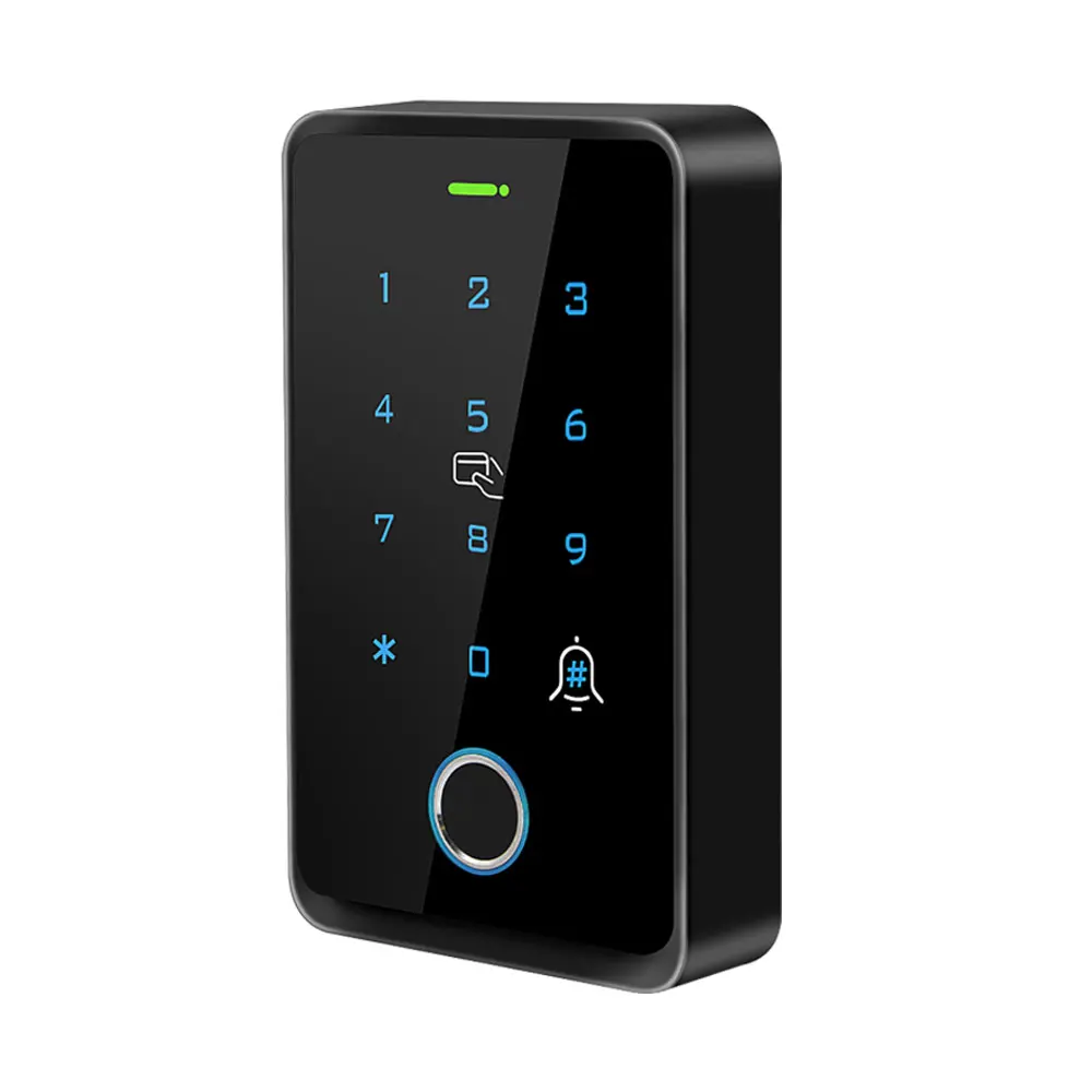 Waterproof Fingerprint RFID Access Keypad Touch Screen Panel Biometric Standalone Access Control System(Not Tuya App)