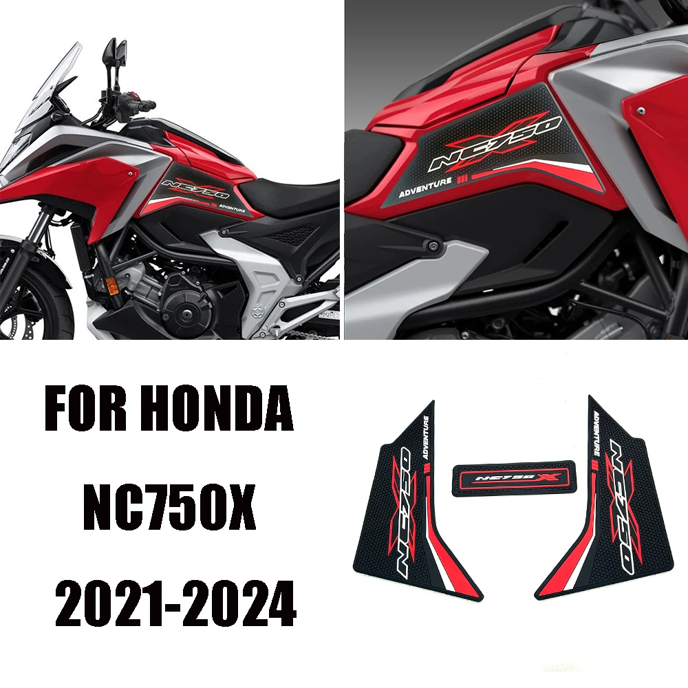 For HONDA NC750X NC 750X 750 X 2021 2022 2023 Motorcycle Accessories Fuel Tank Pad Stickers Anti Slip Rubber Tankpad