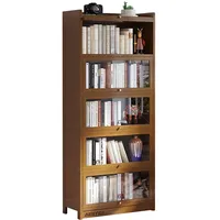 Creative Floor Children's Bookcases Simple Bookshelf Rack Home Living Room Wall Storage Cabinets Modern Bamboo Storage Shelves