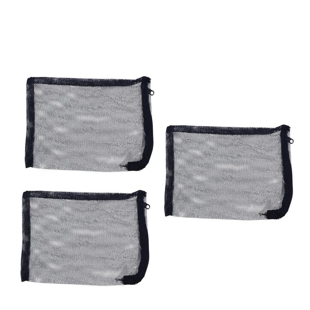 

12 Pcs Filter Bag Aquarium Charcoal Bags Fish Tank Black Fine Mesh Strainer for Aquatic