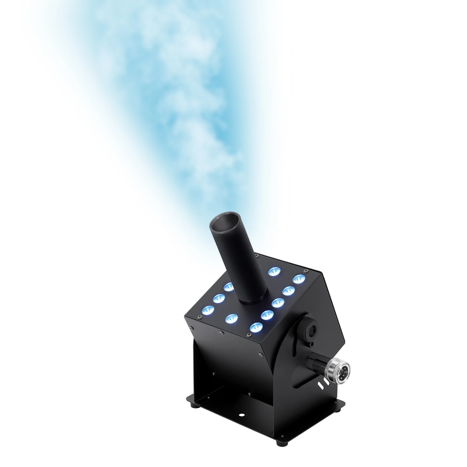 

DMX CO2 Jet Fog Machine with LED Lights High Pressure 19-26ft Tall CO₂ Air Column Machine for Stage Club Wedding Effects