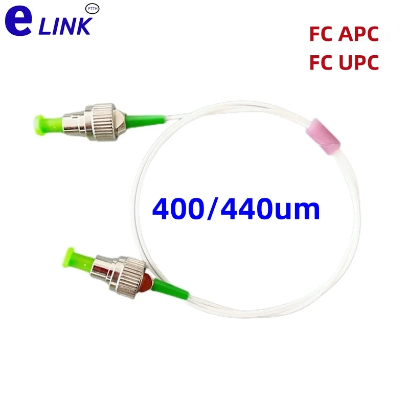 

fiber optic jumper 400/440um FC/APC Low insertion loss 0.9mm single mode wavelength FC/UPC 1m 3m 5m 1 piece