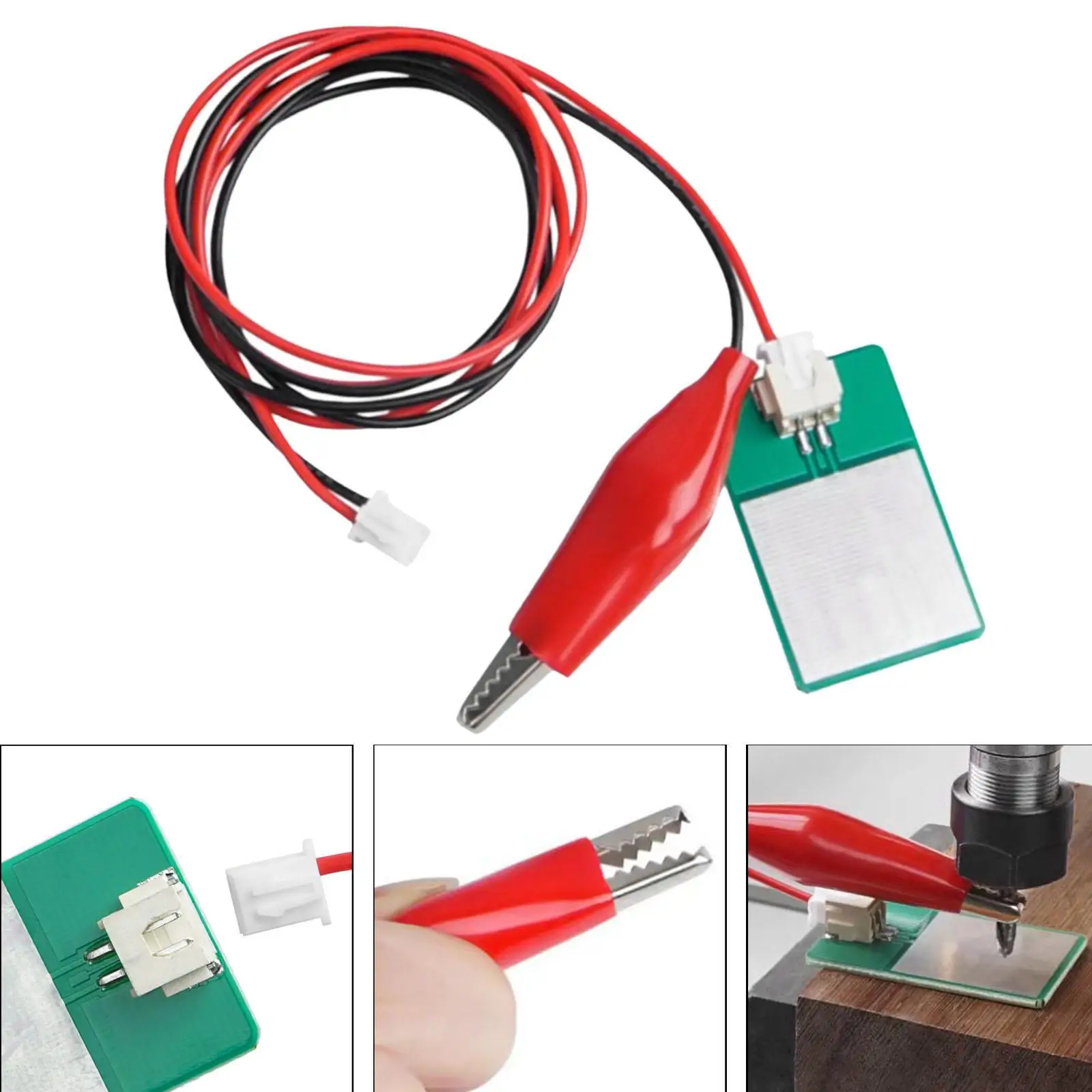 CNC Probe Tool Setter with Metal Clip Universal Z-axis Setter for CNC Router Milling Machine and Machining Center