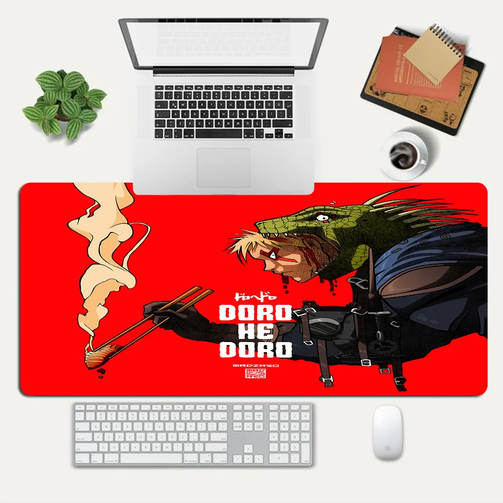 Dorohedoro Anime Mousepad Custom Skin Desktop Desk Mat Kawaii Gaming Accessories Students Writing Pad for PC Computer Table