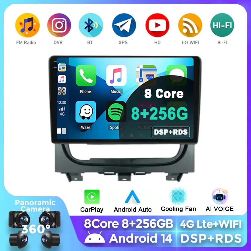 

For Fiat Strada Idea 2012 2013 2014 2015 2016 2017 2018 2019 Android 14 CarPlay Car Radio Multimedia Video Player IPS GPS Naviga