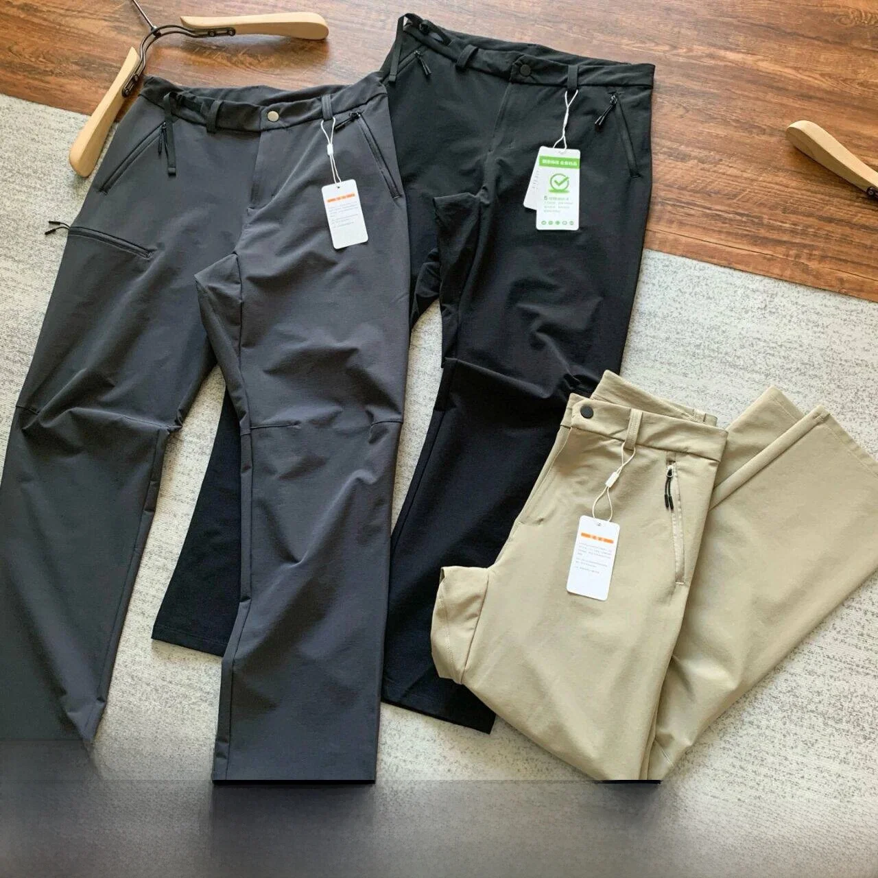 

Мужские повседневные брюки для активного отдыха с технологией 3D-кроения Softshell, функциональные, легкие, из полиэфирного волокна, осенние