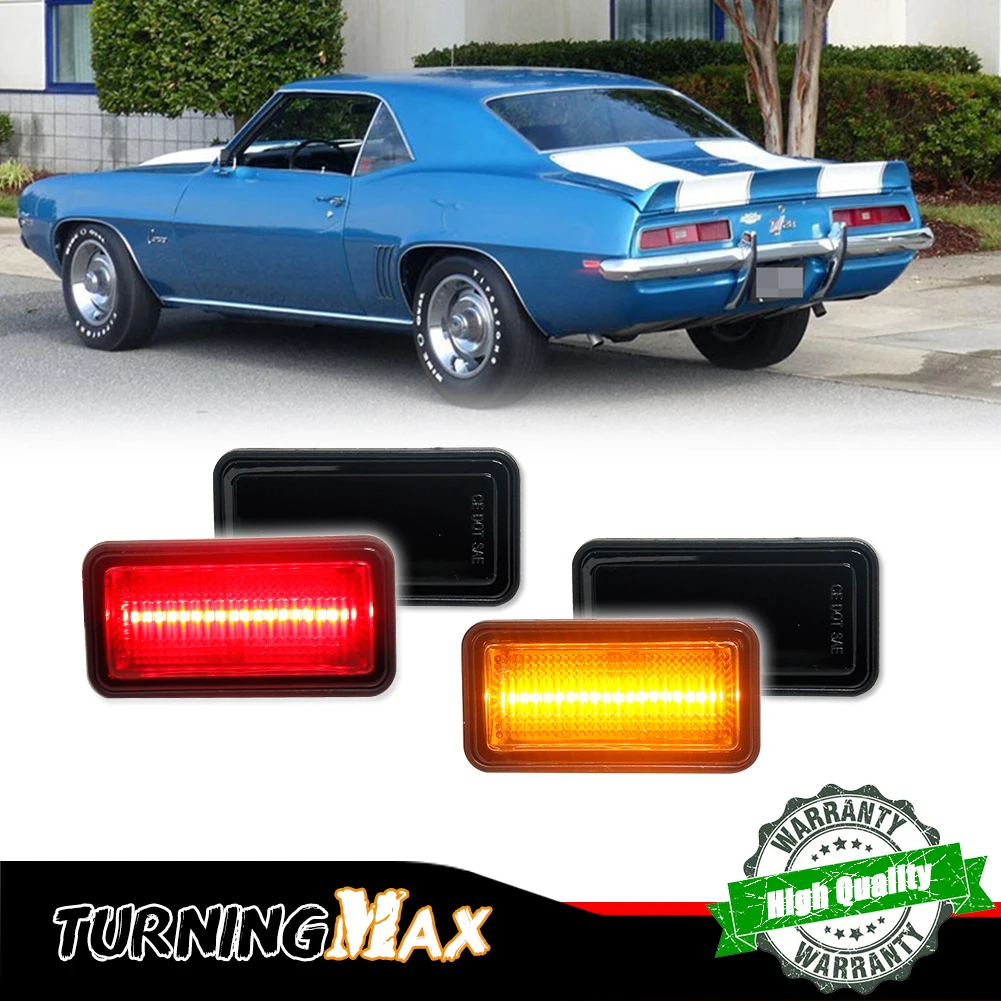 

Автомобильные передние и задние габаритные фонари для Chevrolet Camaro Chevy II 1968-1969 гг., Nova Impala C10, указатели поворота для пикапа/DRL
