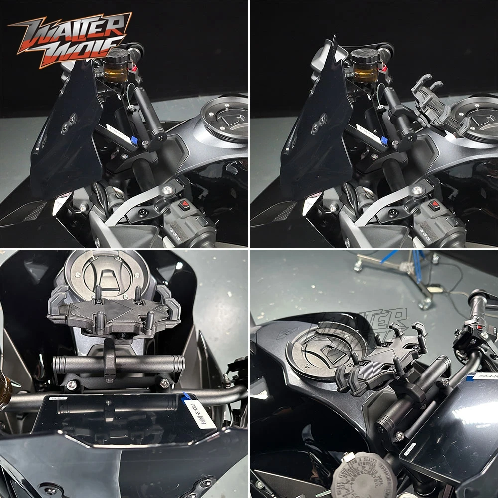 ل ZONTES 703R 2025 نظام تحديد المواقع والملاحة قوس حامل الهاتف المحمول حامل ZT703R Sat Nav دعم 22 مللي متر الصليب بار حامل هاتف المحمول